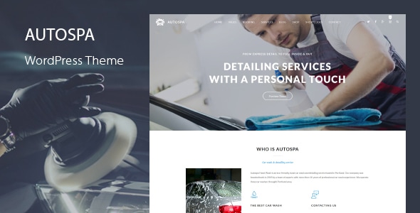 Auto Spa - Car Wash WordPress Theme Logo